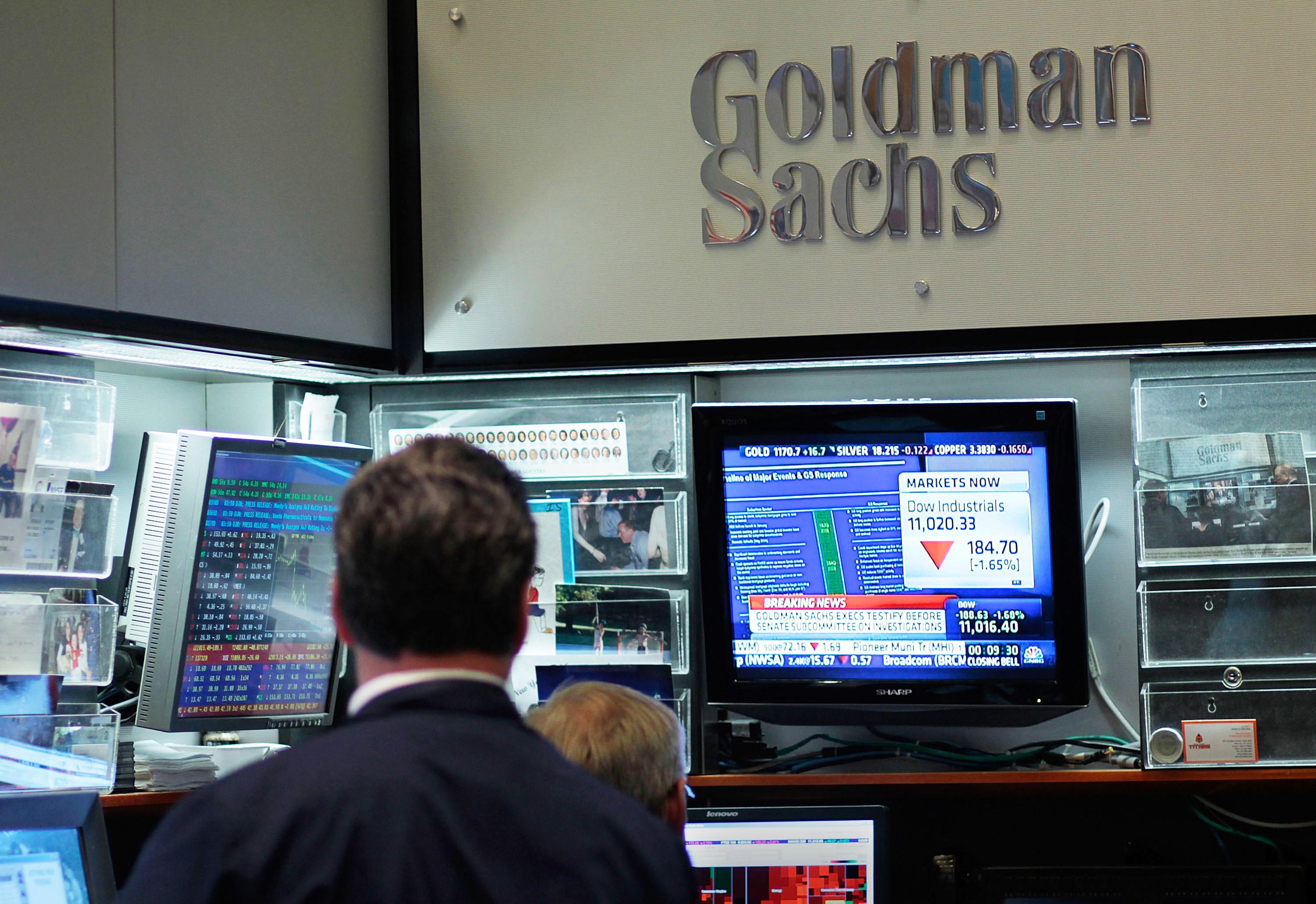Goldman Sachs fait mieux que prévu dans le trading obligataire