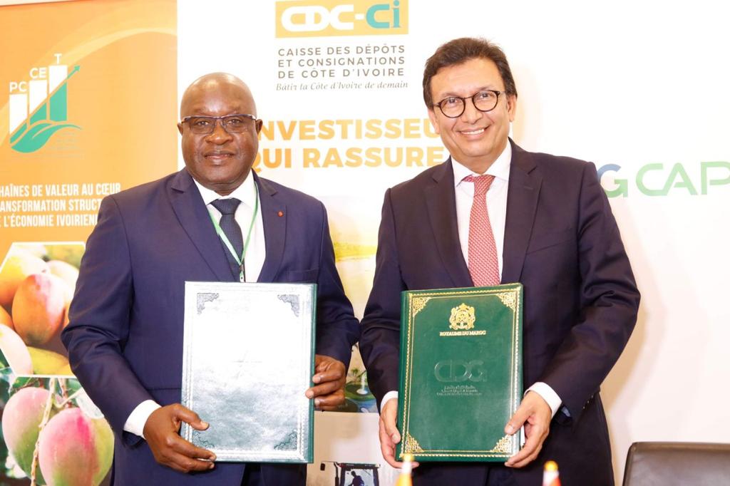 CDG Capital et la Caisse des Dépôts et Consignations de Côte d’Ivoire (CDC-CI) signent une convention de coopération