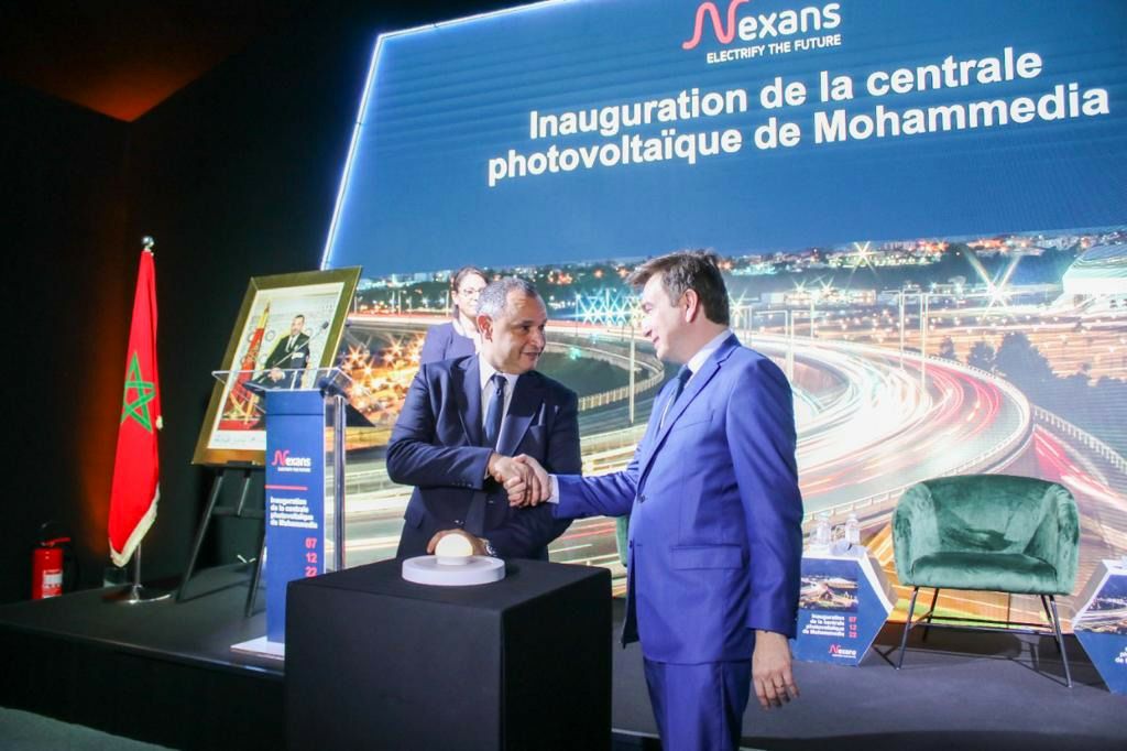 Nexans inaugure la centrale photovoltaïque de l’usine de Mohammedia