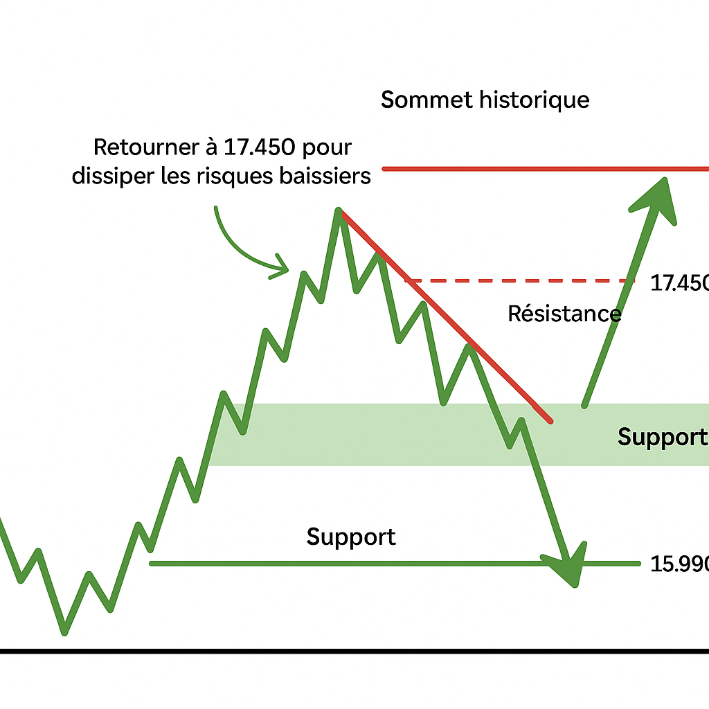 450 Point System MASI : Seuil technique important à 17.450 points