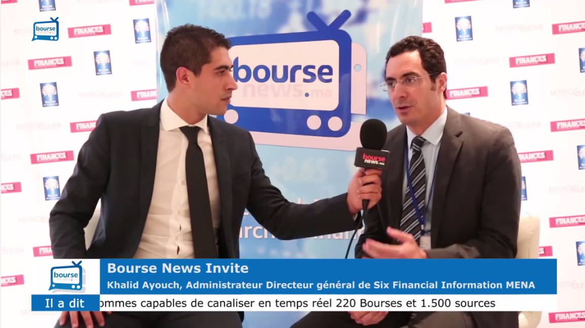 Bourse news invite : khalid Ayouch 
